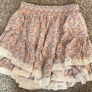 new with tags, lace on the bottom, xs women’s